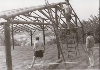 Zeltaufbau 1980